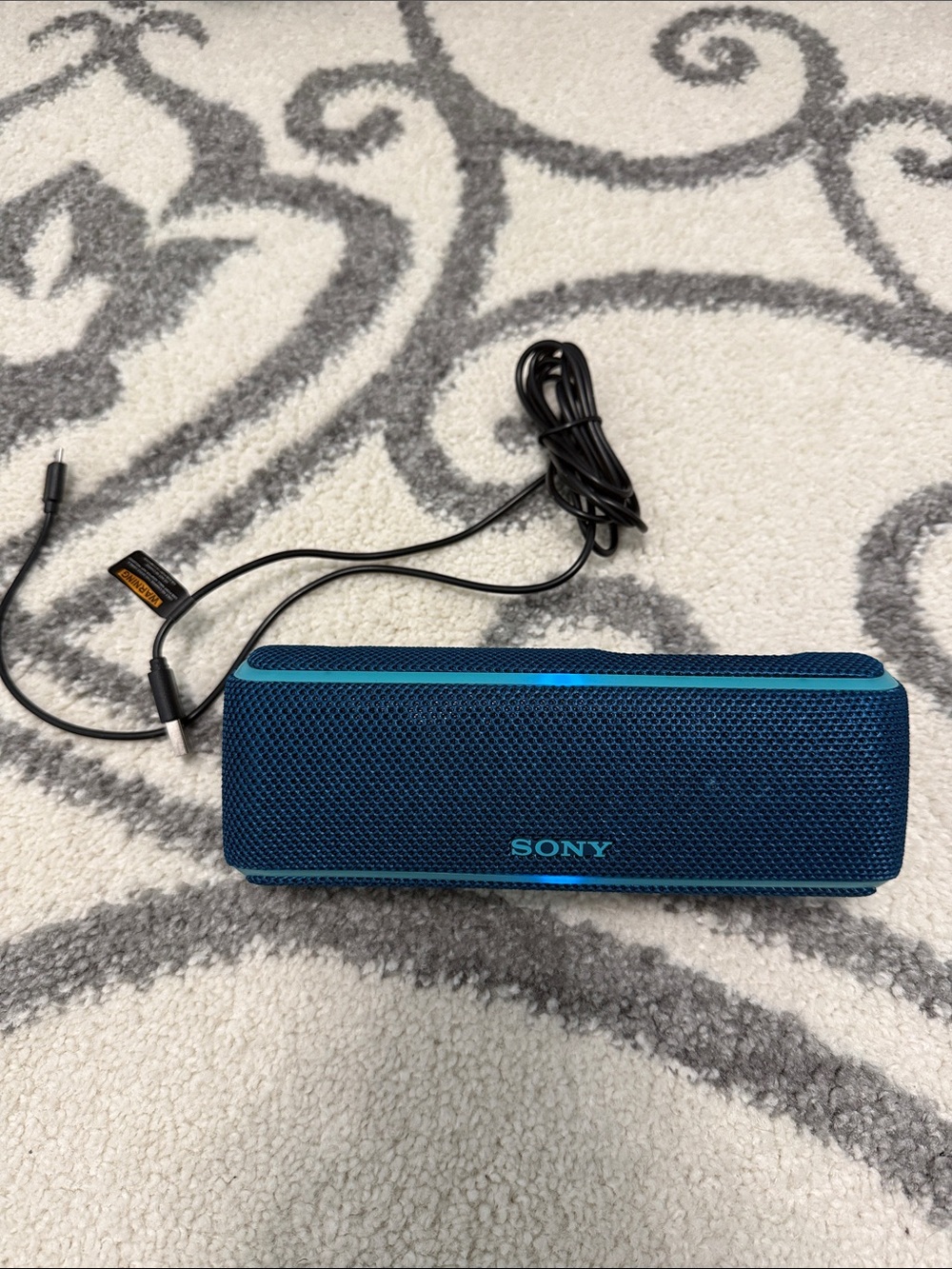 Sony Blue Portable Bluetooth Speaker